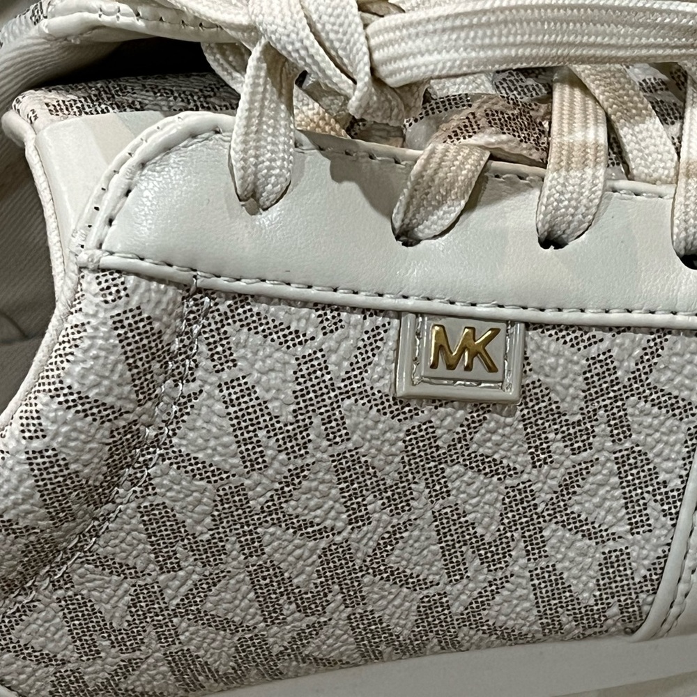 Michael Kors Women’s Monique Trainer Lace-Up Sneakers - Picture 6 of 7